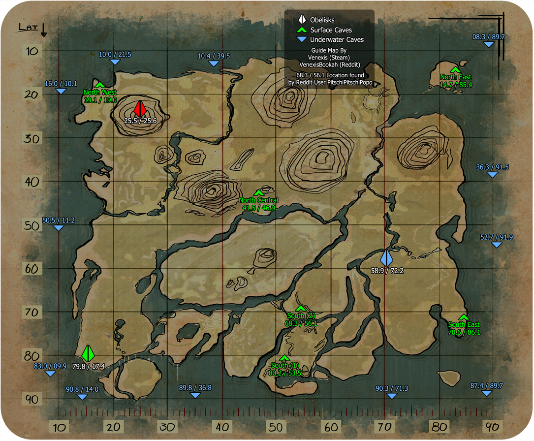 Map of Dungeons and Caves - HQ